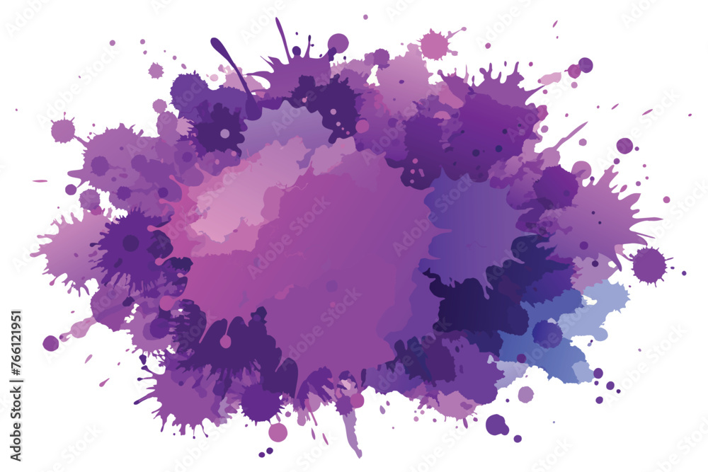 Purple watercolor splash texture
