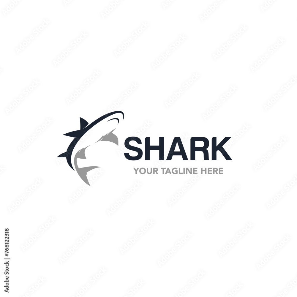 Shark Logo isolated on white background. Design shark for logo, Simple and clean flat design of the shark logo template. Suitable for your design need, logo, illustration, animation. Shark Logo isolated on white background. Design shark for logo, Simple and clean flat design of the shark logo template. Suitable for your design need, logo, illustration, animation.