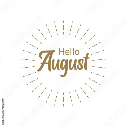 Hello May typography