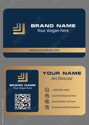 Abstract business card template 2025_08 name card