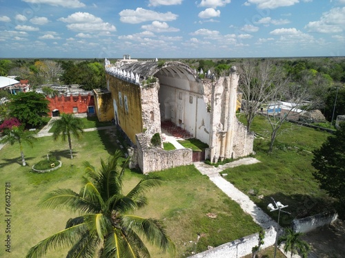 church of tihosuco, mexico photo