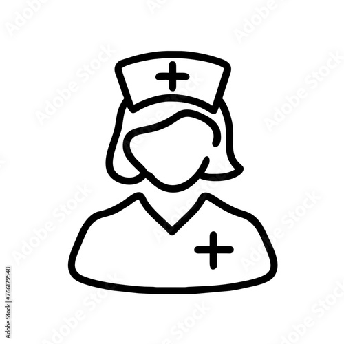 Krankenpflegerin Krankenschwester Symbol 