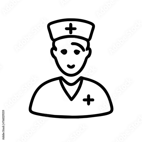 Arzt Krankenpfleger Symbol 