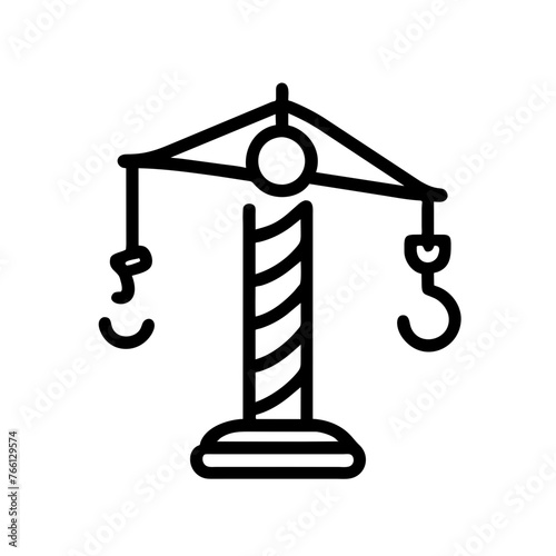 Hebezeug Kran Symbol 