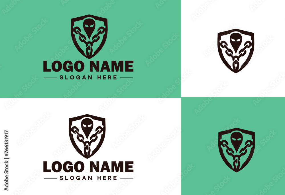 Chain icon logo vector art graphics for business brand app icon Chain logo template Chain icon logo vector art graphics for business brand app icon Chain logo template
