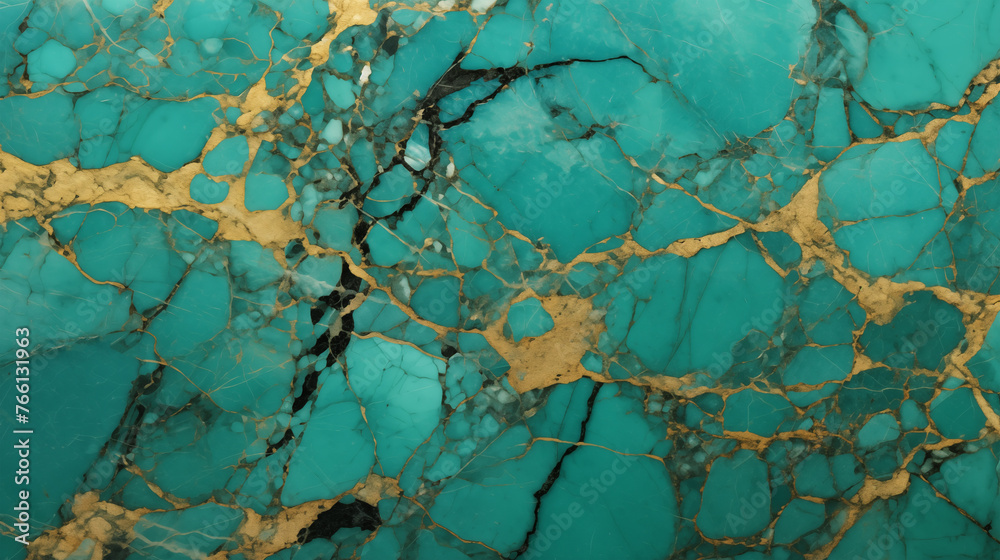 top view turquoise black gold marble texture close-up top view turquoise black gold marble texture close-up