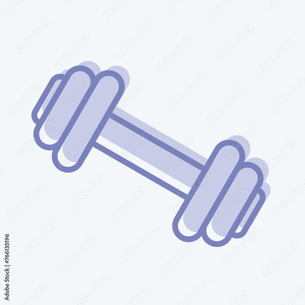 Icon Gym. suitable for education symbol. two tone style. simple design editable. design template vector. simple illustration Icon Gym. suitable for education symbol. two tone style. simple design editable. design template vector. simple illustration