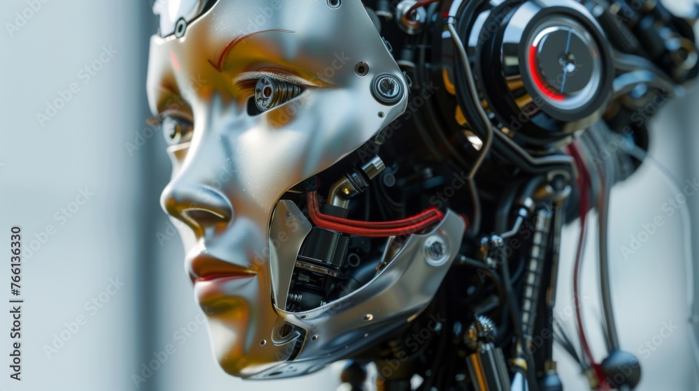 A detailed close-up view of a modern motorcycle engine showcasing its complex design and mechanical parts. A detailed close-up view of a modern motorcycle engine showcasing its complex design and mechanical parts.