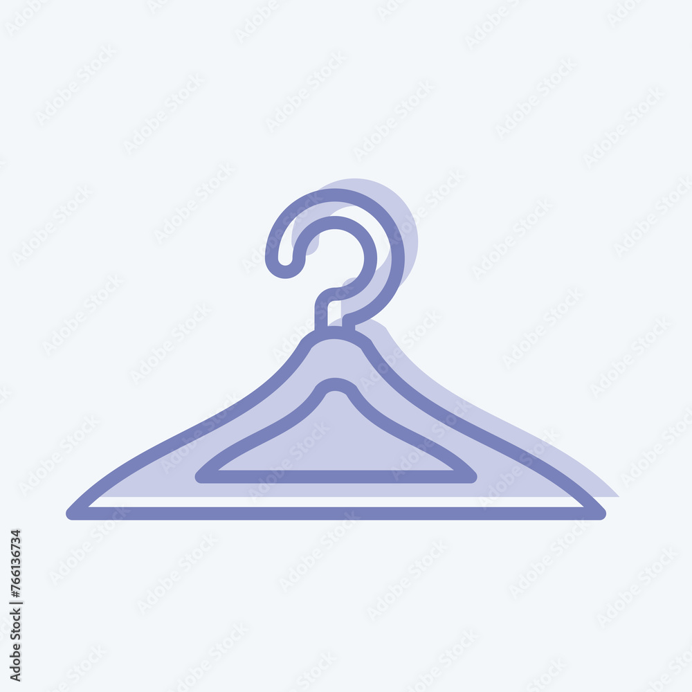 Icon Hanger. suitable for Kids symbol. two tone style. simple design editable. design template vector. simple illustration Icon Hanger. suitable for Kids symbol. two tone style. simple design editable. design template vector. simple illustration