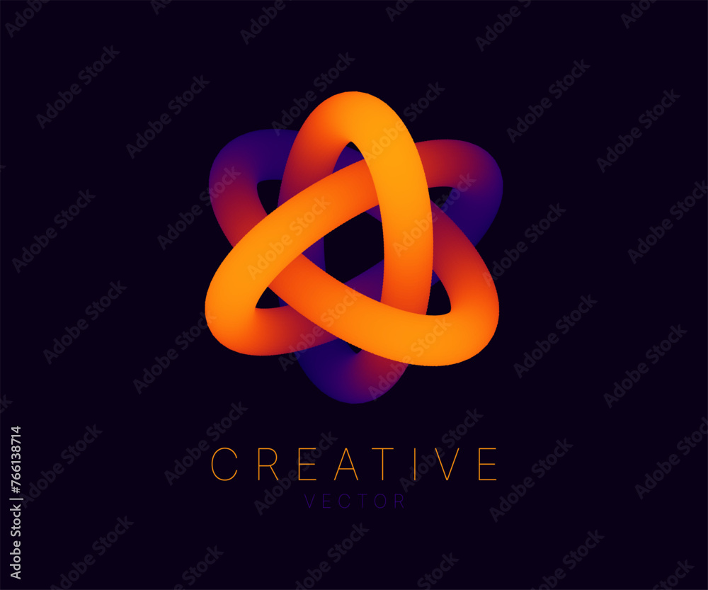 Dynamic Atom Shape. Abstract Molecule Modern Graphic Design Element. Geometric Science Physics Atom Symbol. Colorful Gradient Blend Design. Creative Vector Template. Dynamic Atom Shape. Abstract Molecule Modern Graphic Design Element. Geometric Science Physics Atom Symbol. Colorful Gradient Blend Design. Creative Vector Template.