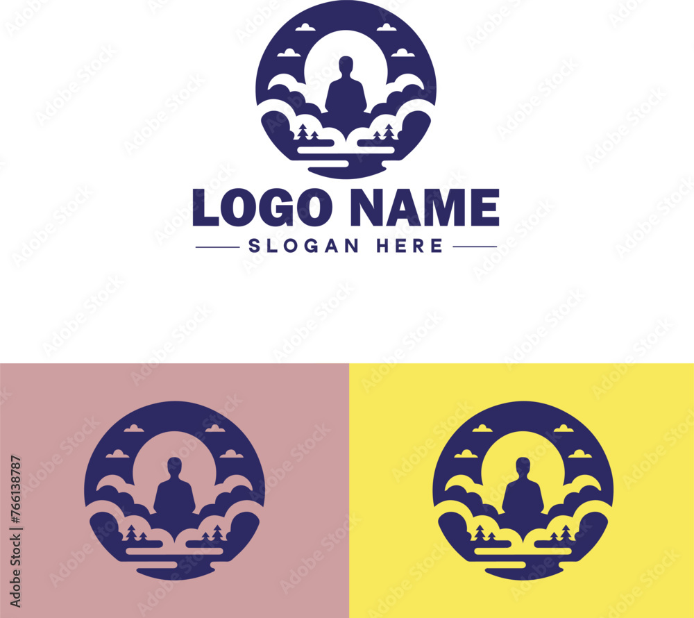 Cloud logo icon vector art graphics for business brand app icon sky cloud logo template