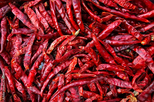 Red dried chili pepper; Primary ingredient in spicy food