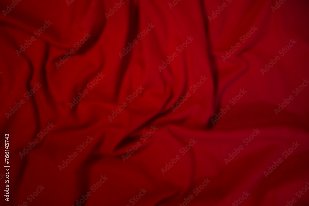 Obraz premium Red fabric texture abstract blur background