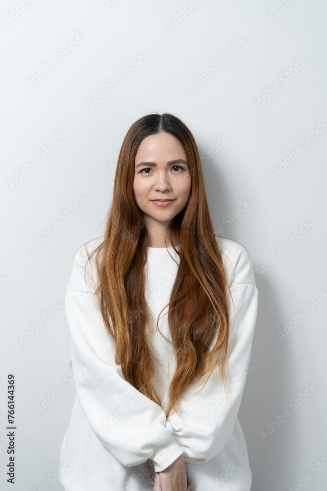 長髪の女性 長髪の女性