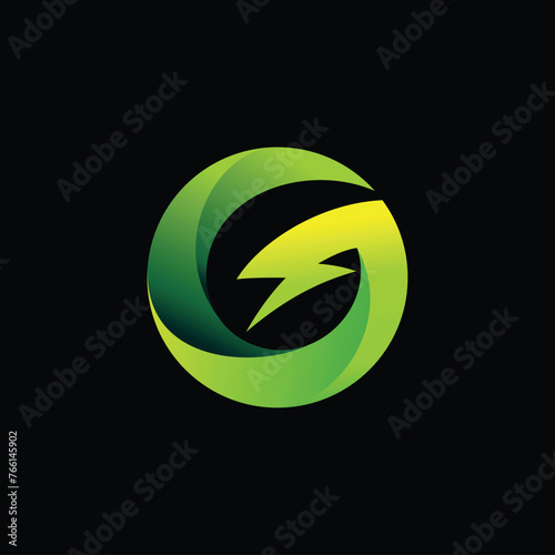 Renewable Energy logo, letter G logo design