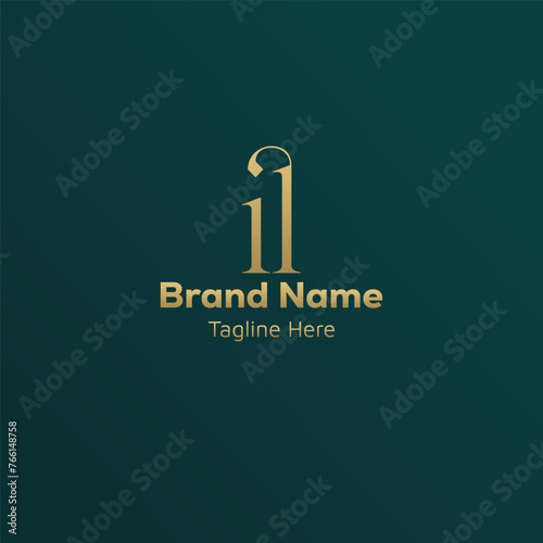 Initial based creative il logo
