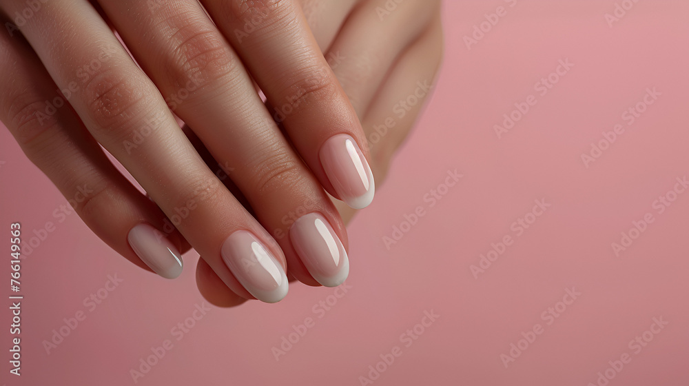 Fototapeta premium hand with manicure , generative ai