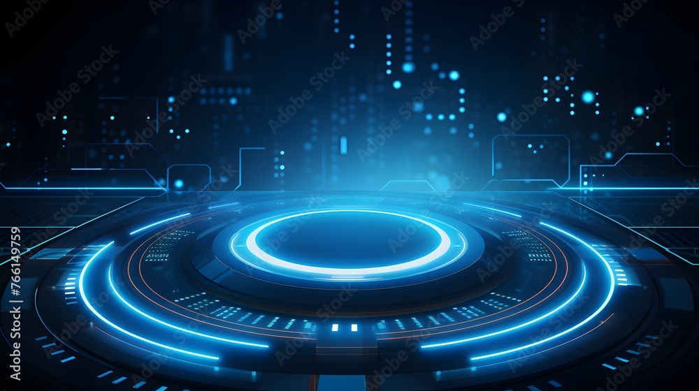 Abstract technology background circles digital hi-tech technology design background. concept innovation. vector illustration Abstract technology background circles digital hi-tech technology design background. concept innovation. vector illustration