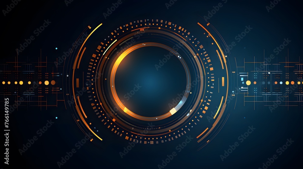 Abstract technology background circles digital hi-tech technology design background. concept innovation. vector illustration Abstract technology background circles digital hi-tech technology design background. concept innovation. vector illustration