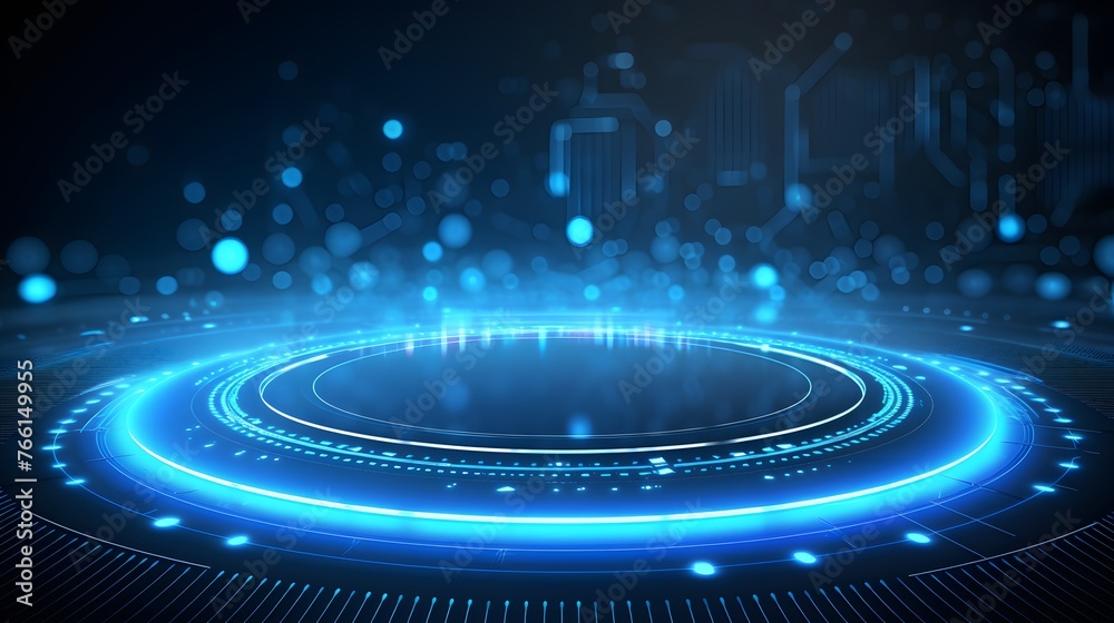Abstract technology background circles digital hi-tech technology design background. concept innovation. vector illustration Abstract technology background circles digital hi-tech technology design background. concept innovation. vector illustration