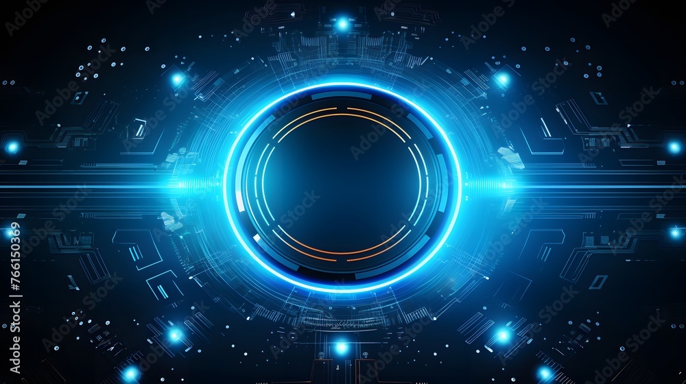 Abstract technology background circles digital hi-tech technology design background. concept innovation. vector illustration Abstract technology background circles digital hi-tech technology design background. concept innovation. vector illustration