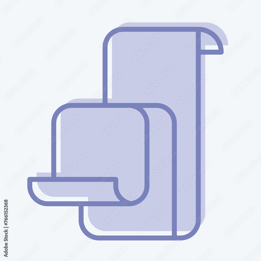 Icon Bill. related to Black Friday symbol. shopping. simple illustration Icon Bill. related to Black Friday symbol. shopping. simple illustration