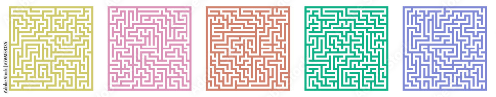 Maze Labyrinth with Entry and Exit. Find the Way Out Concept. Transportation Logistics Abstract Background Concept. Business Path Concept. Maze Labyrinth with Entry and Exit. Find the Way Out Concept. Transportation Logistics Abstract Background Concept. Business Path Concept.