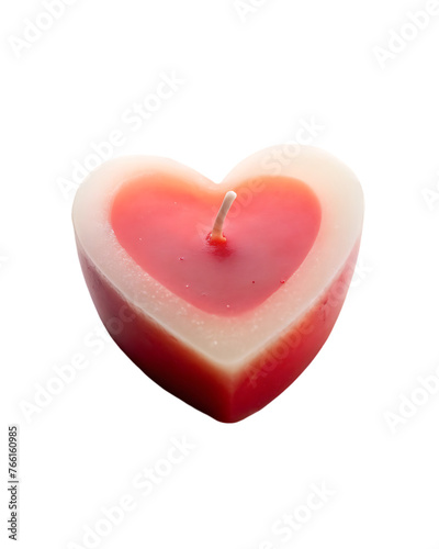 3d heart render isolated for valentine's day composition