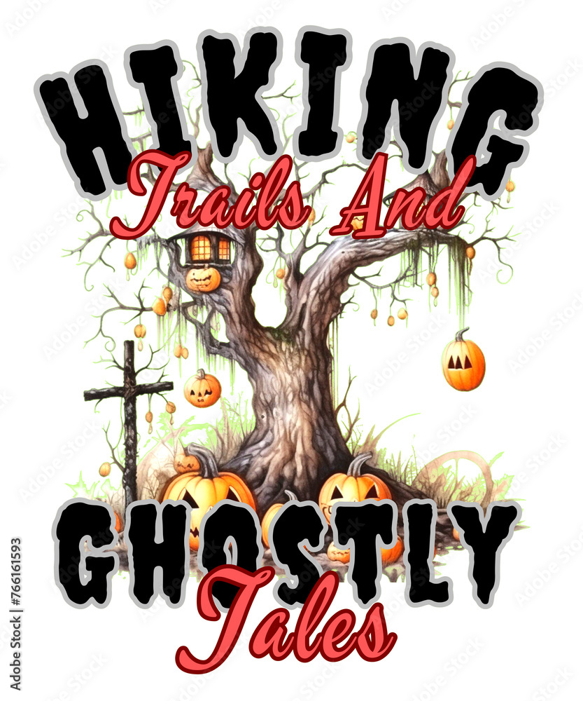 Hiking Trails And Ghostly Tales. hiking halloween