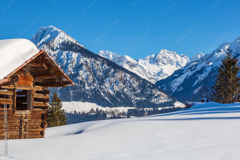 Allgäu - Winter - Stadel - Söllereck - Oberstdorf - Berge - Schnee