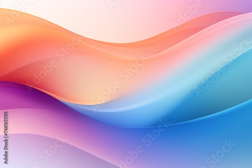 Pastel wave gradient on abstract.