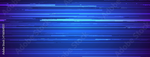 Glitch Background. Abstract Noise Effect, Error Video Damage, Stylized Data Corrupted Lines. Vector illustration.