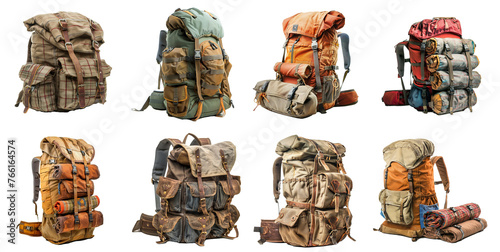 set of hiking backpacks © Brian