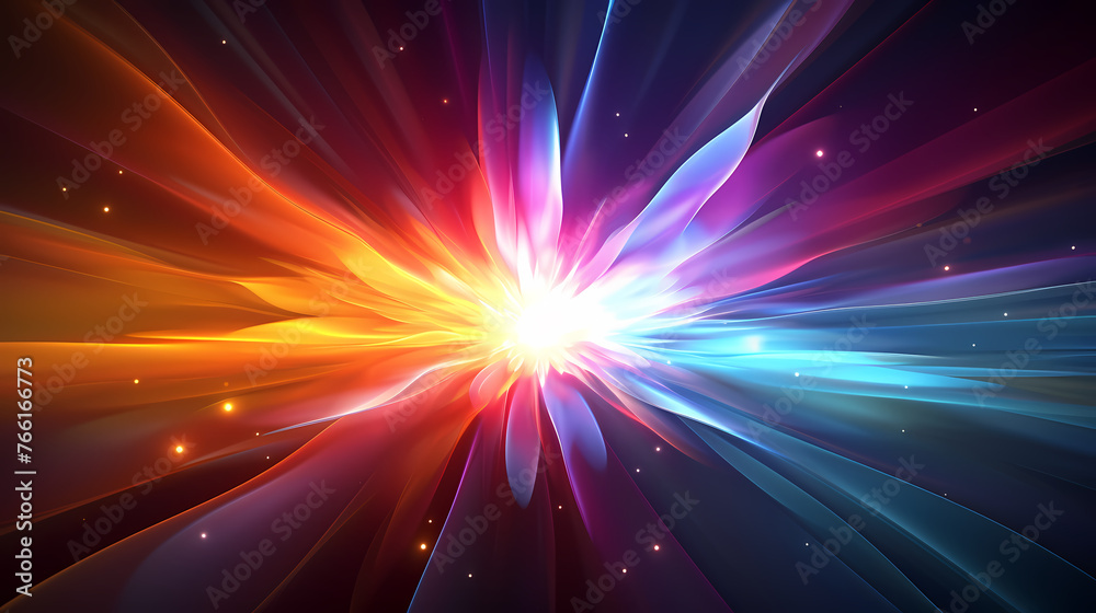 Fototapeta premium Abstract glowing gradient design background