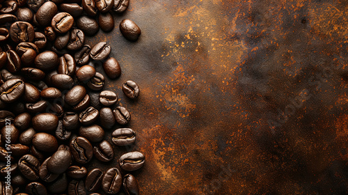 Coffee beans  Fragrant allure  morning elixir  brewing anticipation  essence of energy and invigoration.