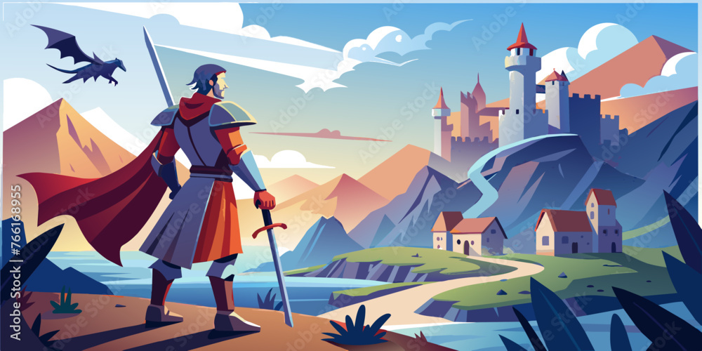 Heroic Adventure: Knight's Quest to Save Princess from Dragon's Fantasy Land Heroic Adventure: Knight's Quest to Save Princess from Dragon's Fantasy Land