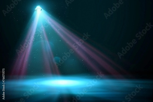 Abstract image of concert lighting. generative ai.