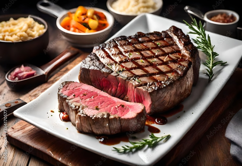 grilled beef steak grilled beef steak