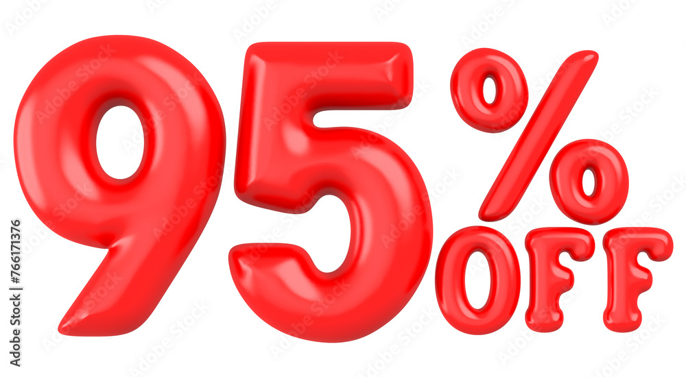 95 percent off 3d rendering 95 percent off 3d rendering