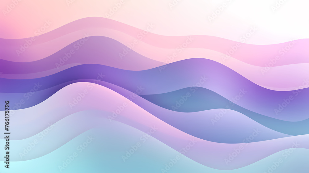 Watercolor background with various waves and wave shapes Watercolor background with various waves and wave shapes