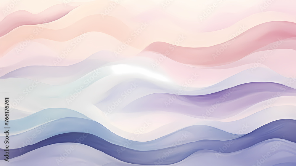 Gradient colorful abstract wallpaper with multicolored wavy surface