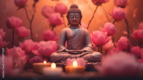 buddha in lotus position © farzana