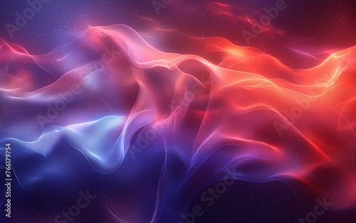 abstract background with smoke, Abstract Red & Blue Gradient Background, Soft Blurred Light Wave Background, Web Banner, Wallpaper 