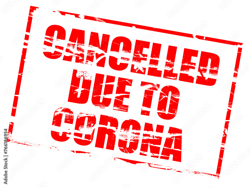 Digital composition Cancelled due to corona. PNG file Digital composition Cancelled due to corona. PNG file