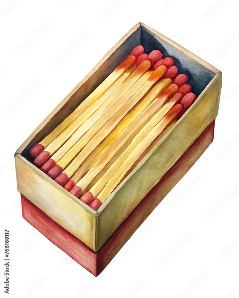 matchbox isolated on a white background matchbox isolated on a white background