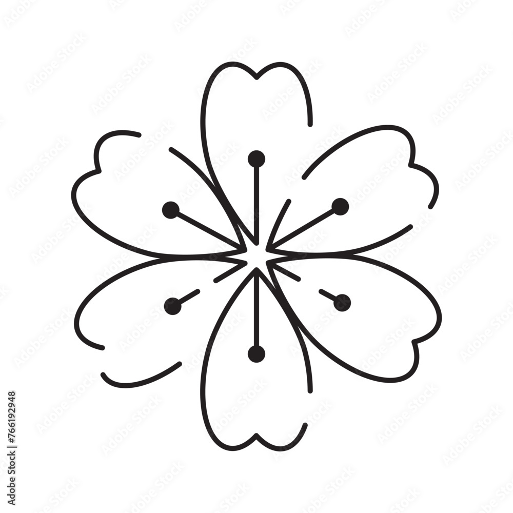 Spring flowers line icon. Forest fern eucalyptus art foliage natural leaves herbs. Decorative beauty elegant illustration for design hand drawn flower Spring flowers line icon. Forest fern eucalyptus art foliage natural leaves herbs. Decorative beauty elegant illustration for design hand drawn flower