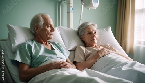 old Couple in hospital