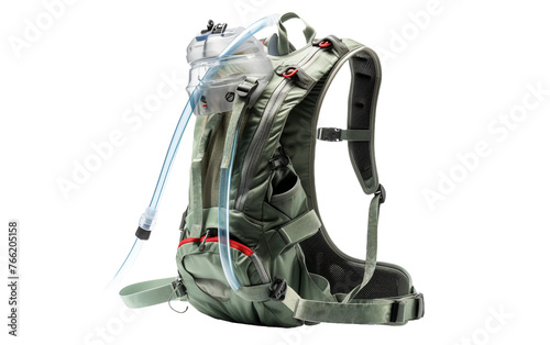 Reservoir Equipped Hydration Gear Isolated On Transparent Background PNG.