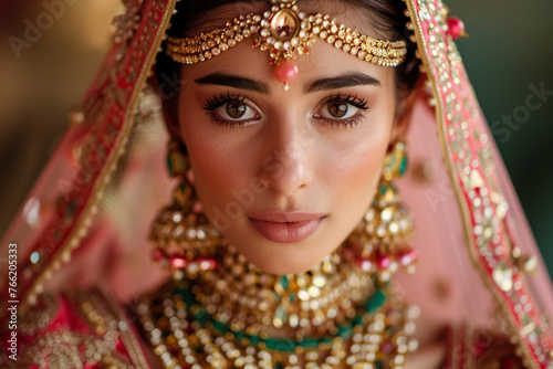 cute traditional and royal bridal wedding jewelry poster for glamourous look