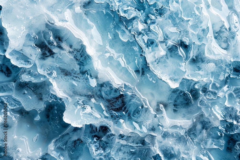Frozen texture backdrop